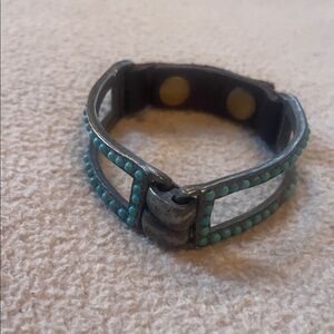 Turquoise and Silver Women's Bracelet